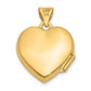 14k Yellow Gold 14k Scroll Heart Locket