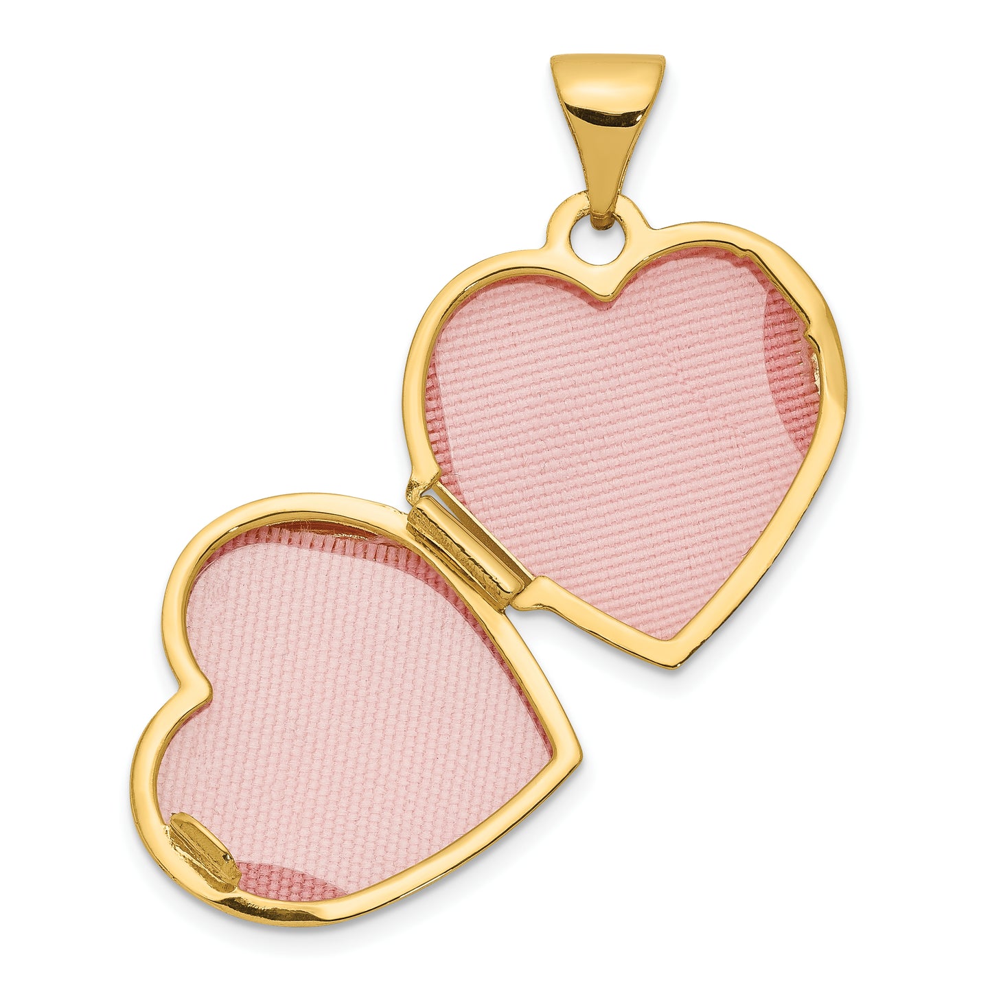 14k Yellow Gold 14k Scroll Heart Locket