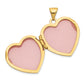 14k Yellow Gold 14k Domed Heart Locket