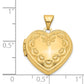 14k Yellow Gold 14k Domed Heart Locket