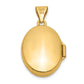 14k Yellow Gold 14k Diamond Oval Locket