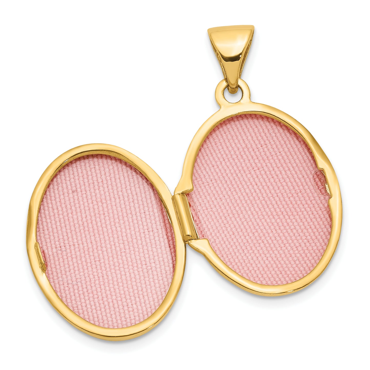 14k Yellow Gold 14k Scroll Oval Locket