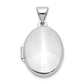 14k White Gold 14k White Gold Polished Oval Locket