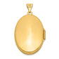 14k Yellow Gold 14k Yellow Gold Scroll Oval Locket