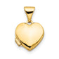 14k Yellow Gold 14k Polished Plain Heart Locket