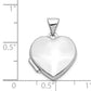 14k White Gold 14k White Gold Polished Heart-Shaped Locket