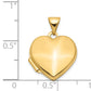 14k Yellow Gold 14k Plain 15mm Heart Locket