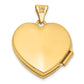 14k Yellow & Rhodium 14k w/ Rhodium DAUGHTER Floral 18mm Heart Locket