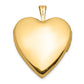 14k Yellow Gold 14ky 20mm Swirl Heart Locket