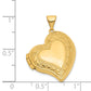 14k Yellow Gold 14k Fancy Heart Locket