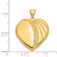 14k Yellow Gold 14k 21mm Heart Locket