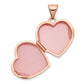 14k Rose Gold 14k Rose Gold 15mm Floral Heart Locket