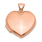 14k Rose Gold 14k Rose Gold 18mm Domed Heart Locket