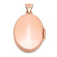 14k Rose Gold 14k Rose Gold Polished 21mm Oval Locket