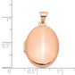 14k Rose Gold 14k Rose Gold Polished 21mm Oval Locket