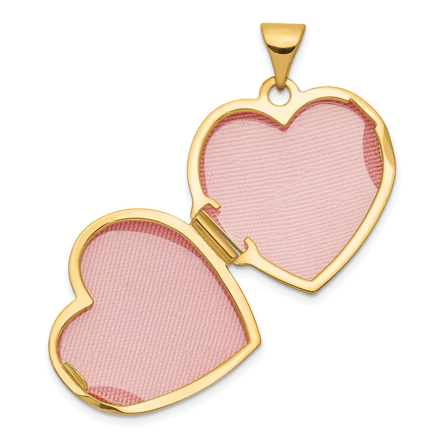 14k Two-tone 14k Two-Tone 18mm Butterfly Heart Locket