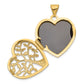 14k Yellow Gold 14k 18mm Tree Heart Locket