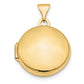 14k Yellow Gold 14k Polished Domed 16mm Round Locket