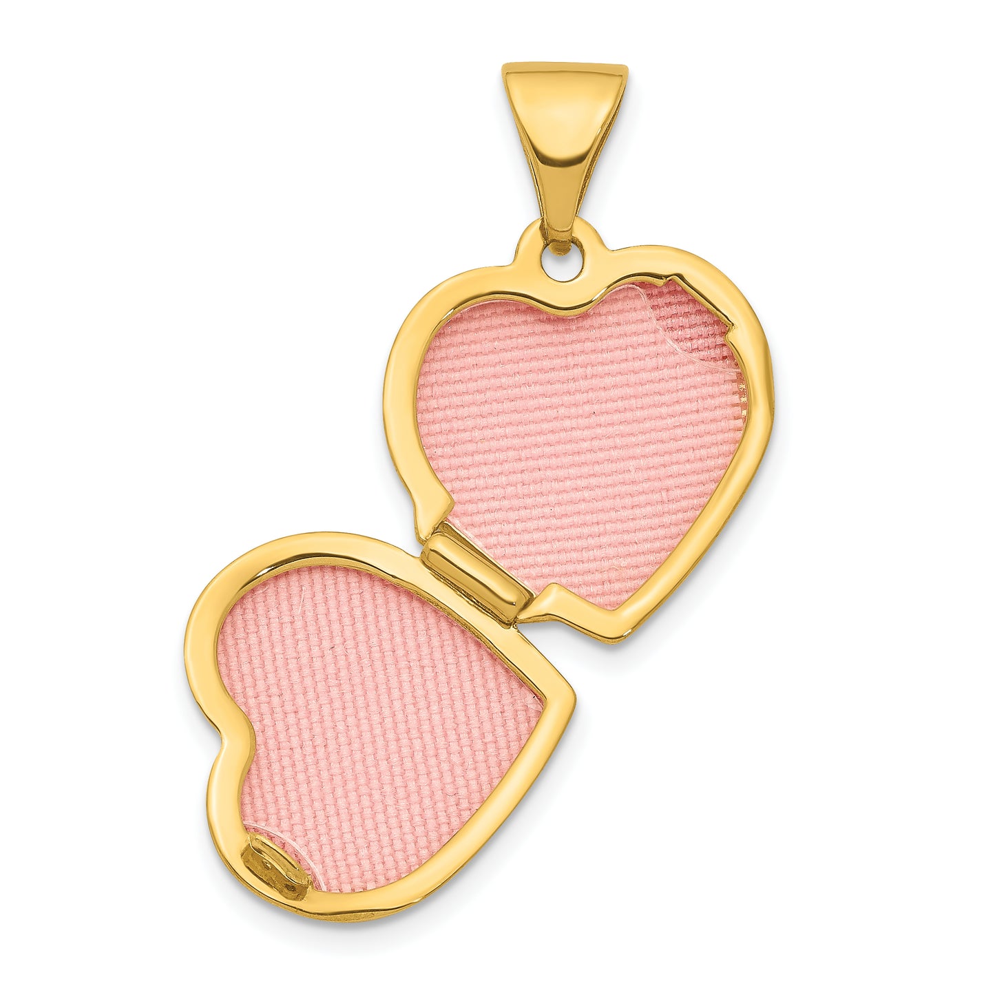 14k Yellow Gold 14K Heart 13mm Locket Pendant