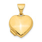 14k Yellow Gold 14K Heart 13mm Locket Pendant