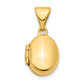 14k Yellow Gold 14K 12mm Oval Locket Pendant