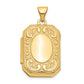 14k Yellow Gold 14k Yellow Gold Fancy Rectangle Locket