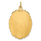 14k Yellow Gold 14k Plain .018 Gauge Engravable Disc Charm