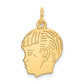 14k Yellow Gold 14k .018 Depth Engravable Boy Head Charm