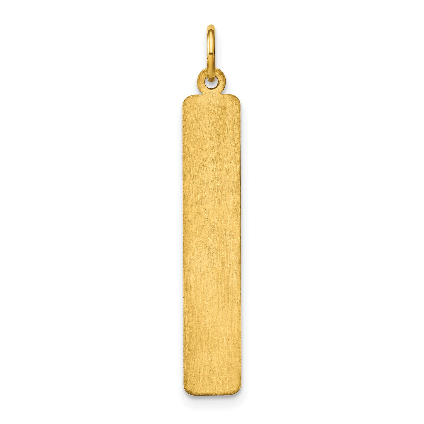 14k Yellow Gold 14k Yellow Gold Large Blank Bar Charm