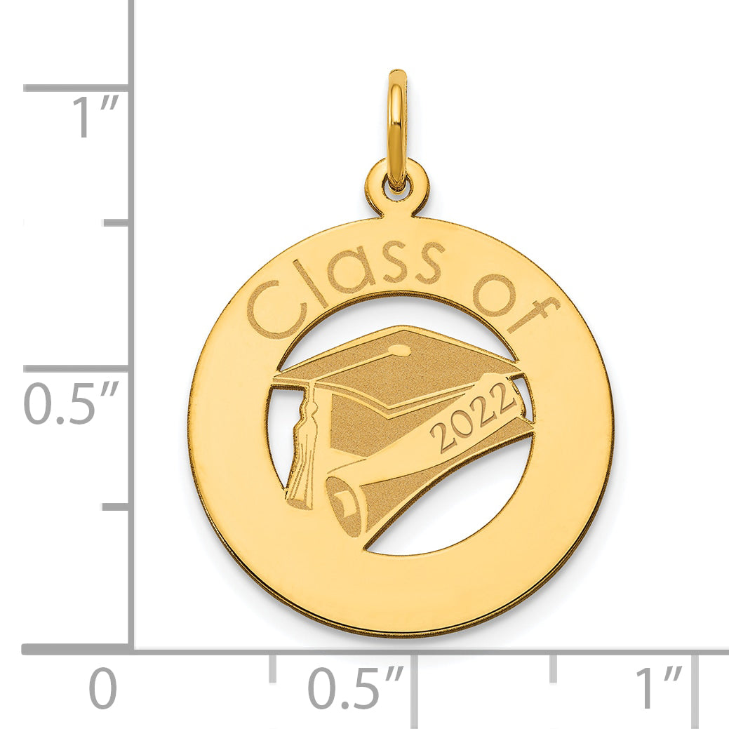 14k Yellow Gold 14k Personalized Graduation Charm