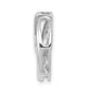 14k White Gold 3/8 Ct. Lab Grown Diamond VS/SI+ G+ Circle Chain Slide Pendant