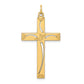 14k Yellow Gold 14K Laser Designed Cross Pendant