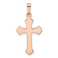 14k Rose Gold 14k Rose Gold Cross Pendant