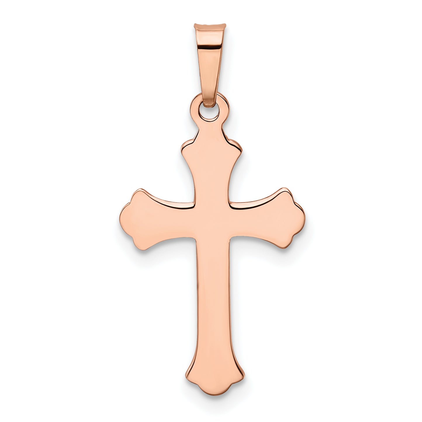 14k Rose Gold 14k Rose Gold Cross Pendant