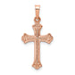 14k Rose Gold 14k Rose Gold Cross Pendant