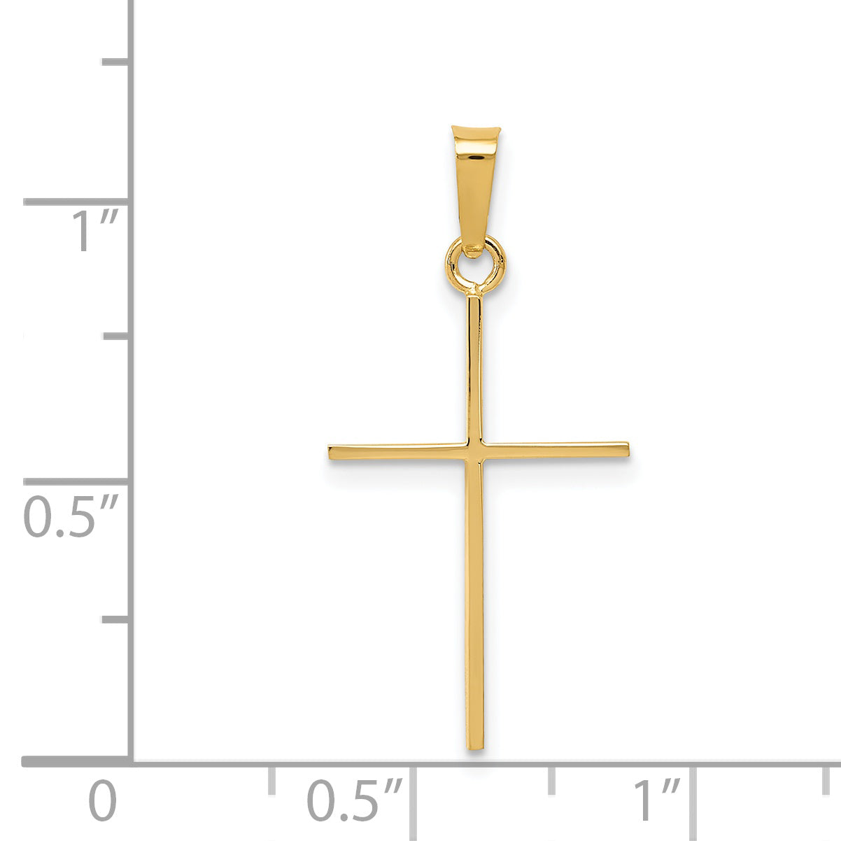 14k Yellow Gold 14k Cross Pendant