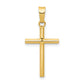 14k Yellow Gold 14k Polished Cross Pendant