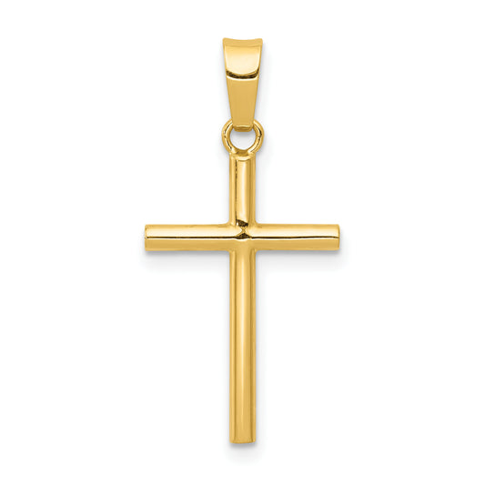 14k Yellow Gold 14k Polished Cross Pendant