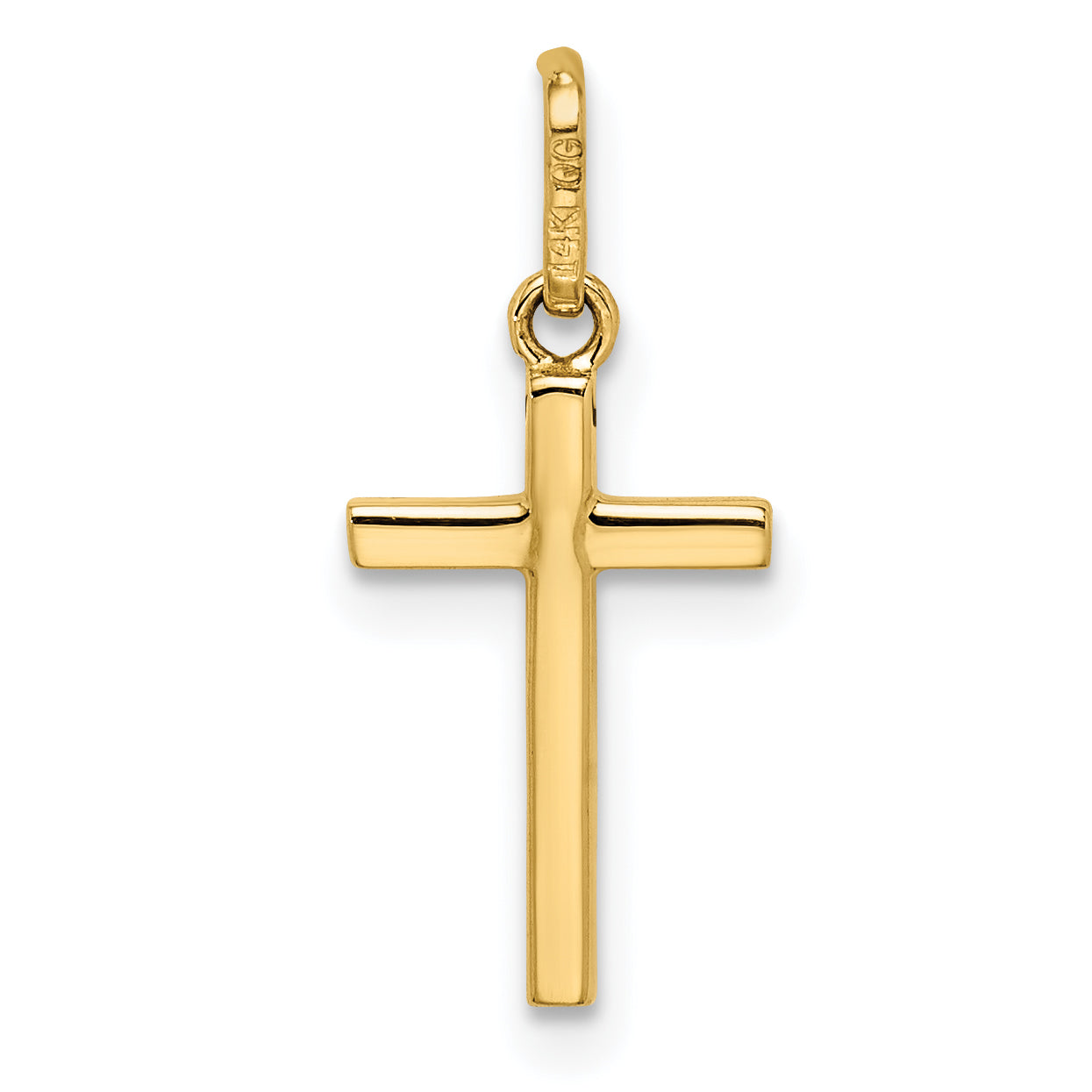 14k Yellow Gold 14k Polished Cross Pendant