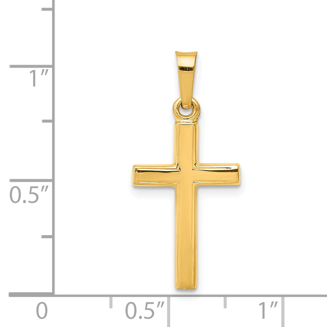 14k Yellow Gold 14k Polished Latin Cross Pendant