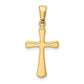 14k Yellow Gold 14k Polished Cross Pendant