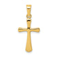 14k Yellow Gold 14k Polished Cross Pendant