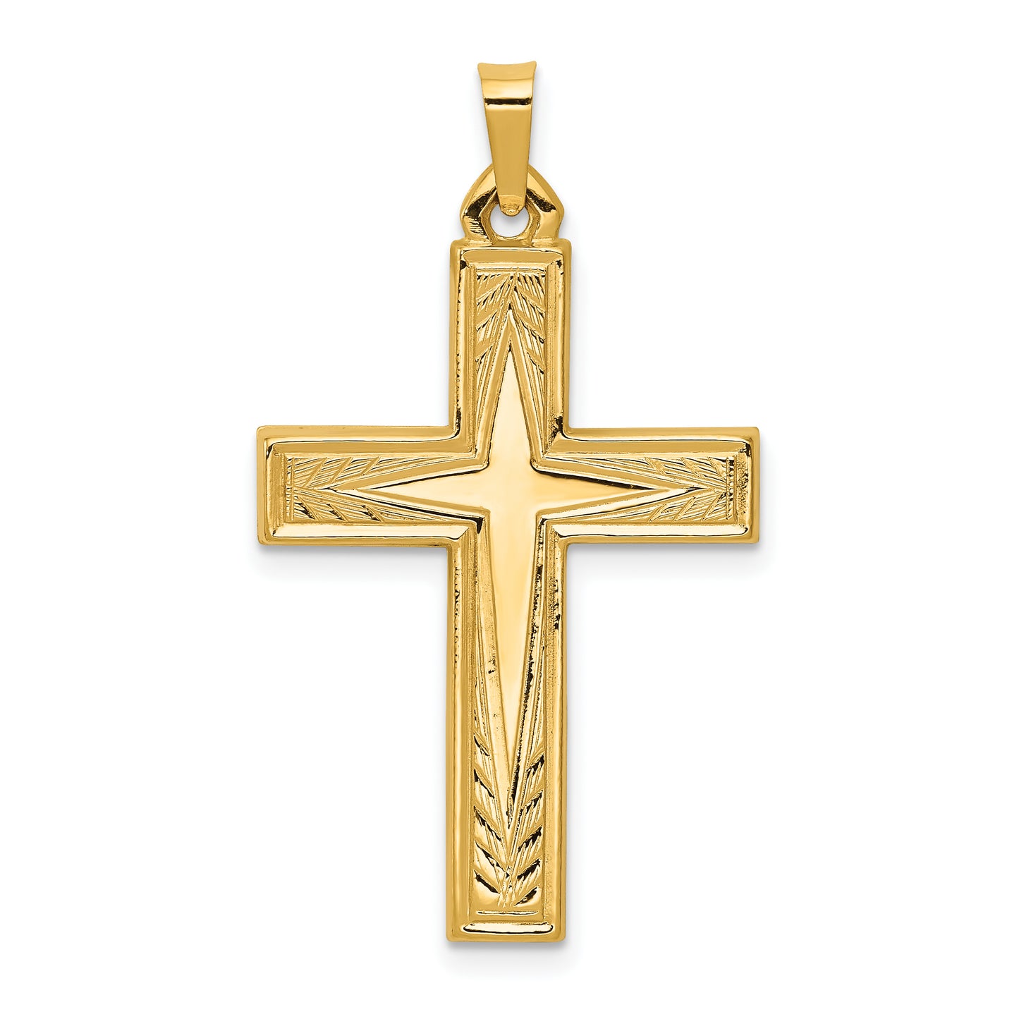 14k Yellow Gold 14k Polished Latin Cross Pendant