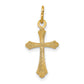 14k Yellow Gold 14k Gold Polished Small Cross Pendant