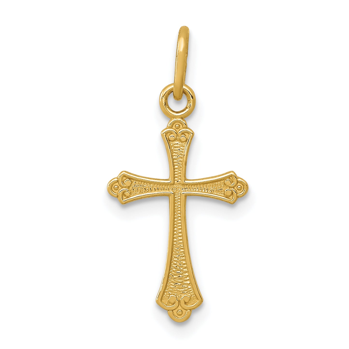 14k Yellow Gold 14k Gold Polished Small Cross Pendant