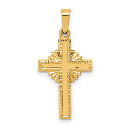 14k Yellow Gold 14k Polished Celtic Cross Pendant