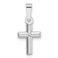 14k White Gold 14k White Gold Polished Cross Pendant