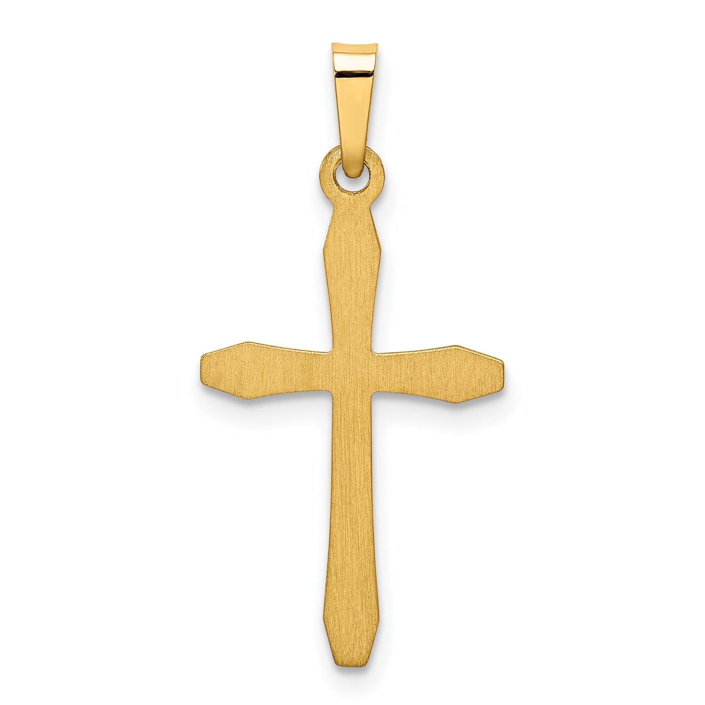 14k Yellow Gold 14k Polished Passion Cross Pendant