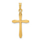 14k Yellow Gold 14k Polished Passion Cross Pendant