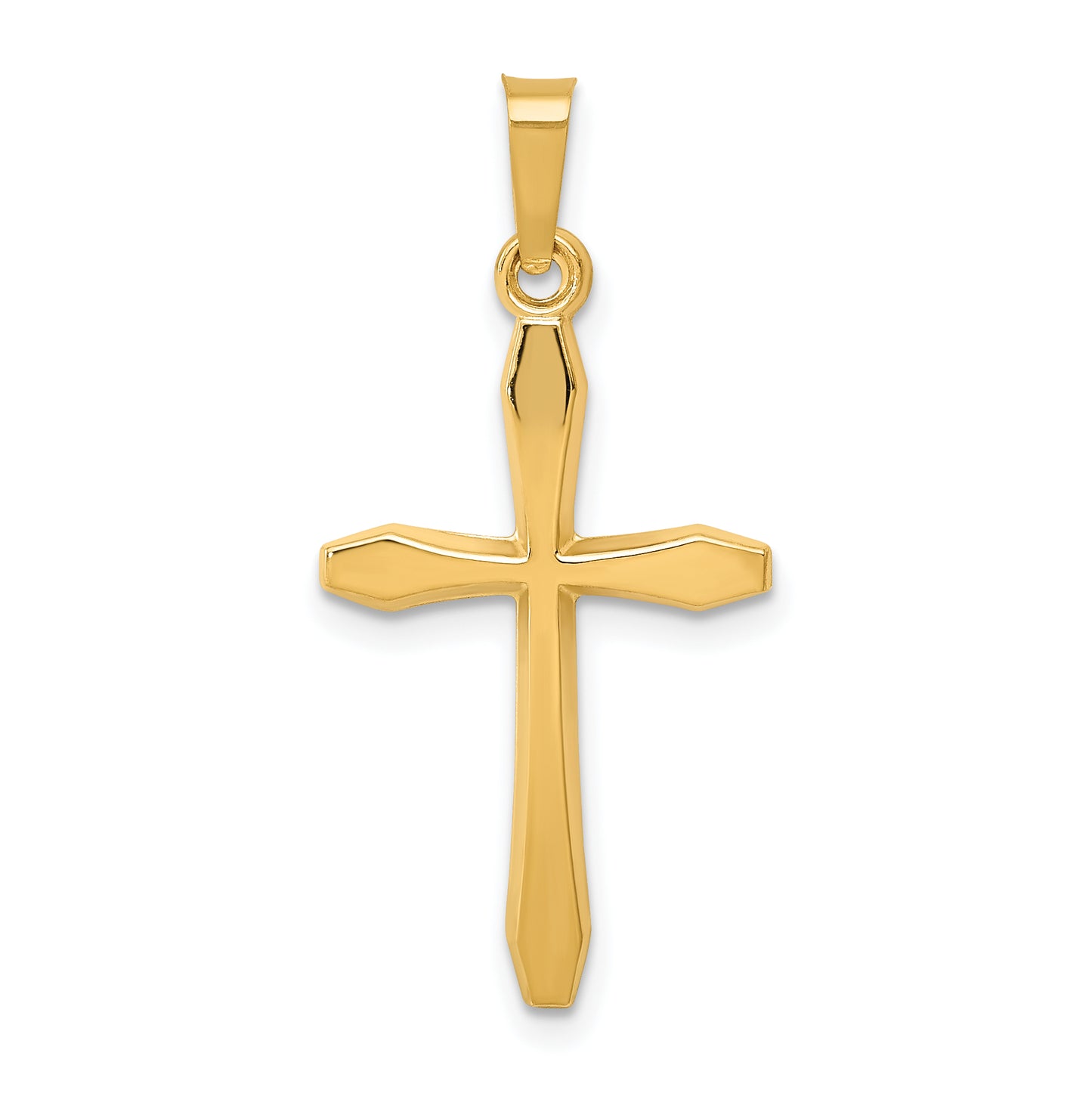 14k Yellow Gold 14k Polished Passion Cross Pendant